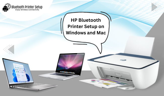 HP Bluetooth Printer Setup on Windows and Mac
