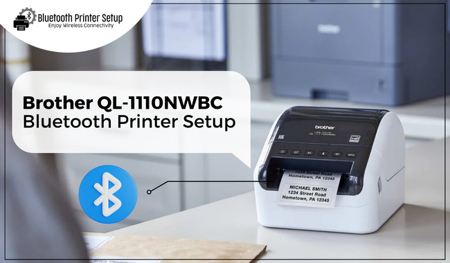 Brother QL-1110NWBC Bluetooth Printer Setup