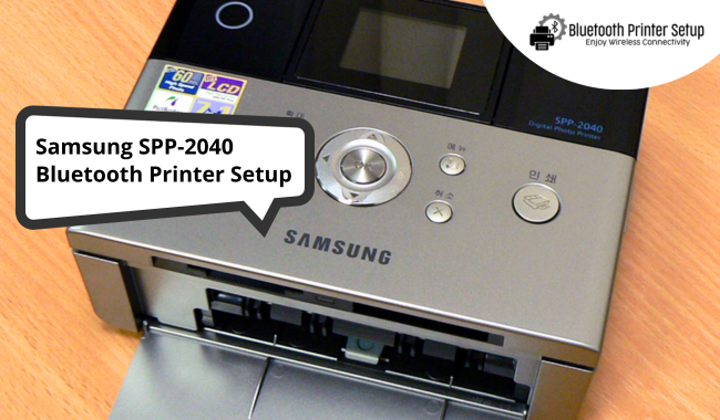 Samsung SPP-2040 Bluetooth Printer Setup
