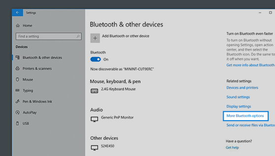 HP Bluetooth Printer on Windows