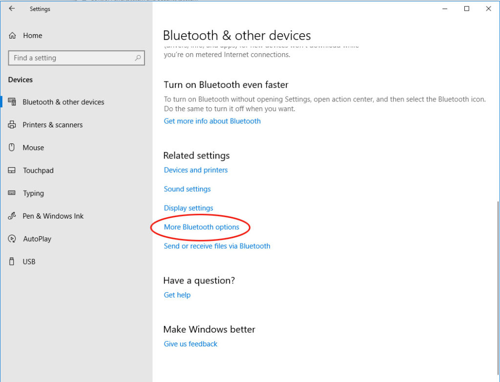 Check the Bluetooth Settings on Your PC